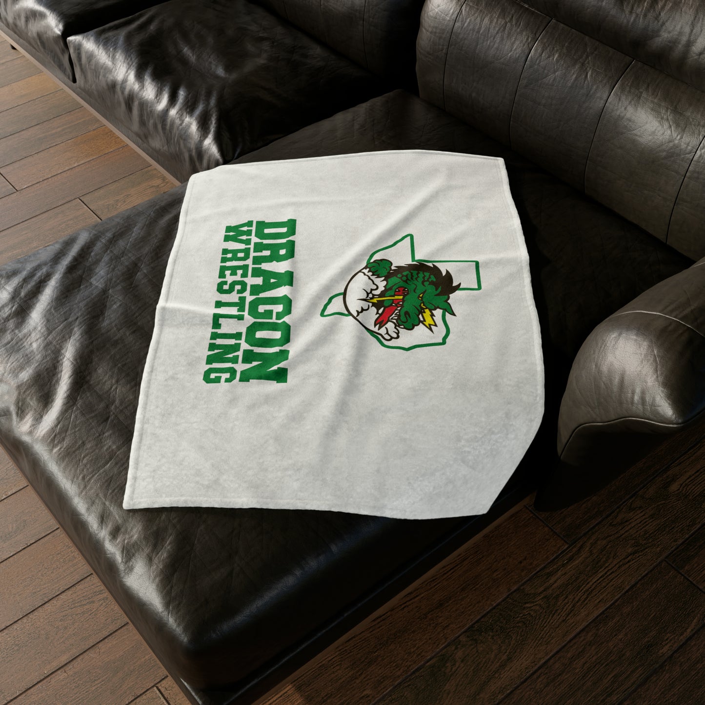 Dragon Wrestling Soft Polyester Blanket