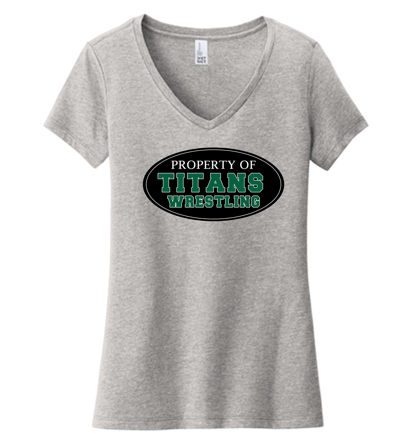 Trinity Springs Wrestling Property V-Neck T-Shirt (Women's Cut)