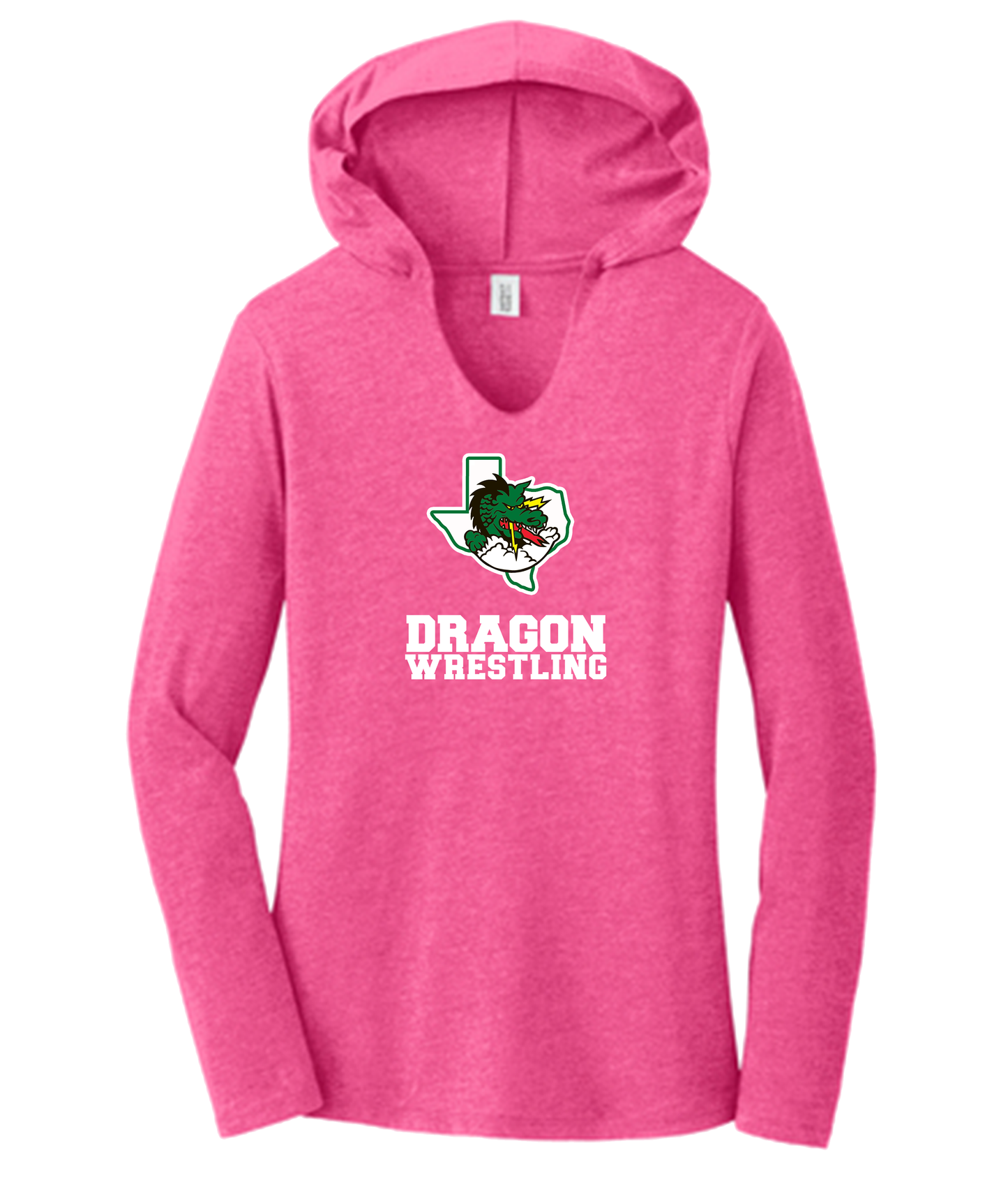 Dragon Wrestling Logo with Text Women's Cut Styles