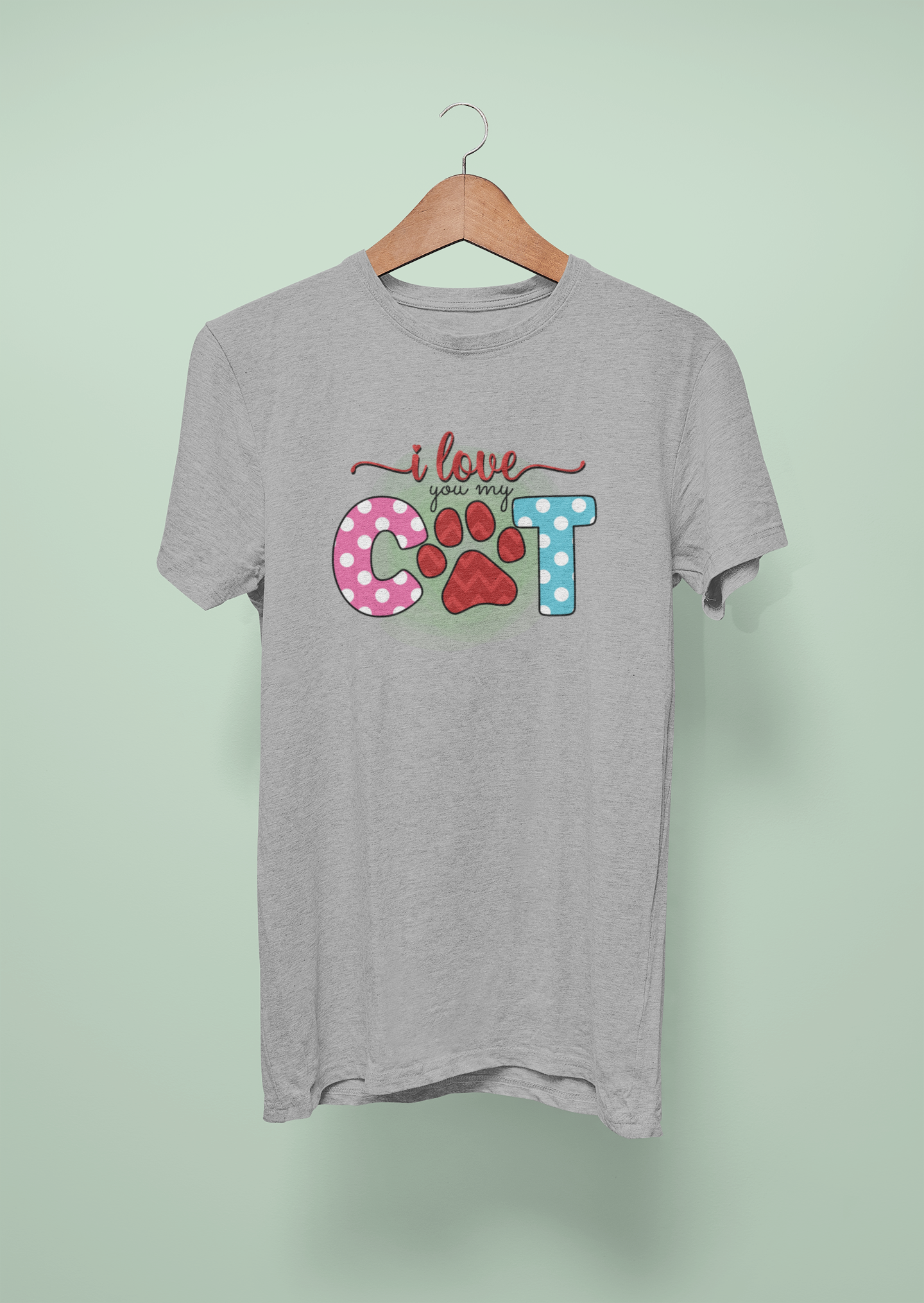 I Love You My Cat Design 1