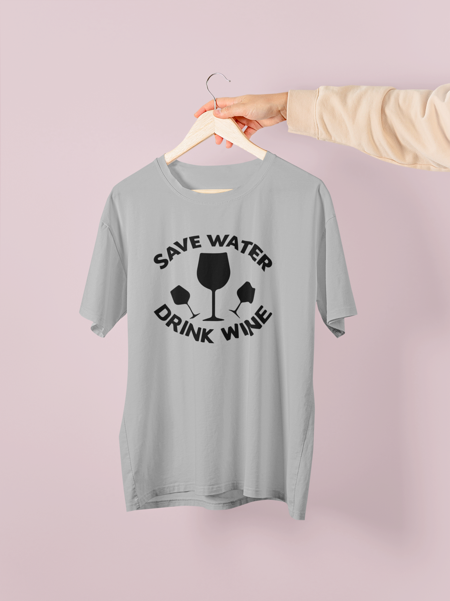 Save Water, Drink Wine Design 1