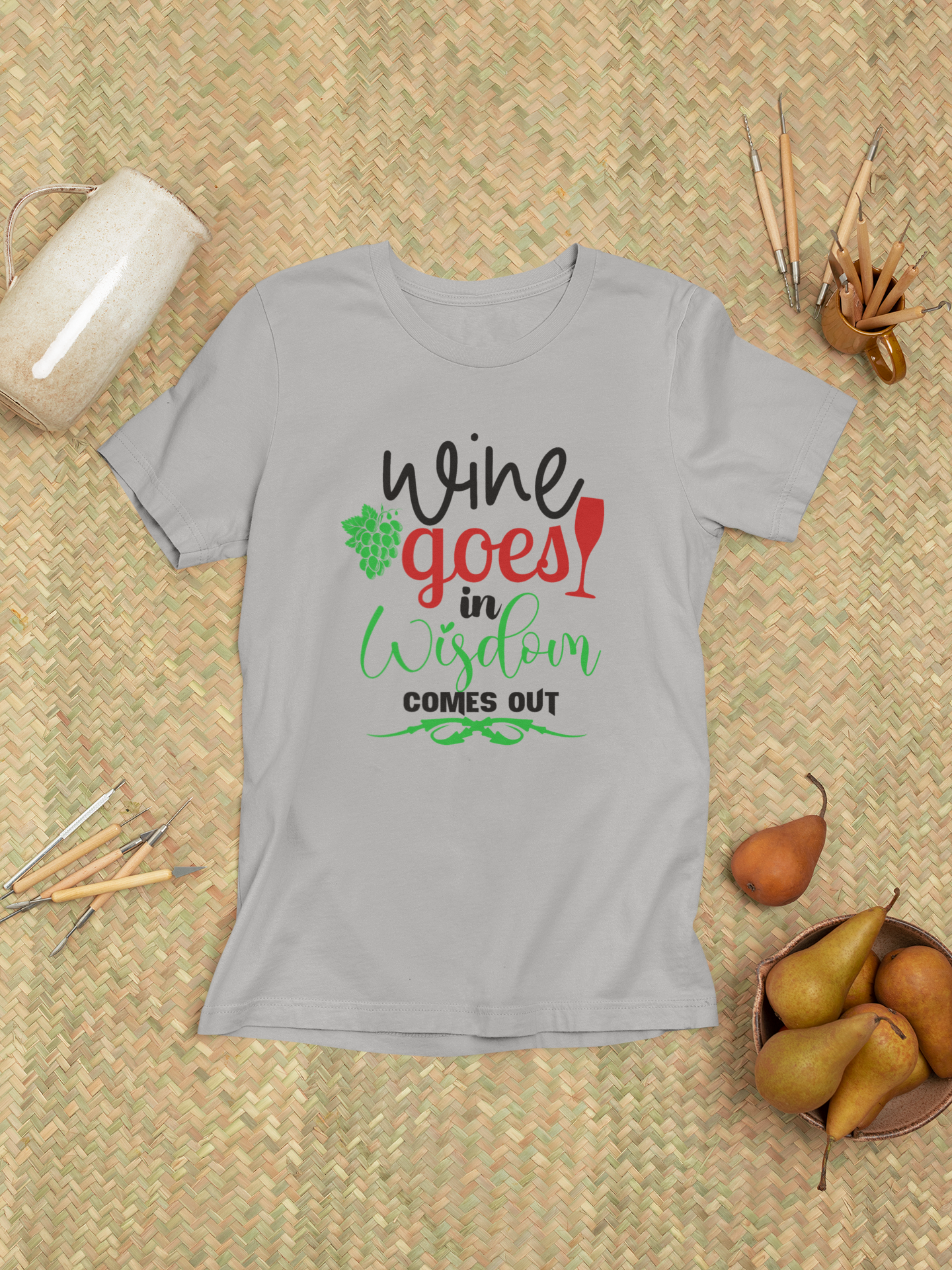 Wine Goes In, Wisdom Comes Out Design 2