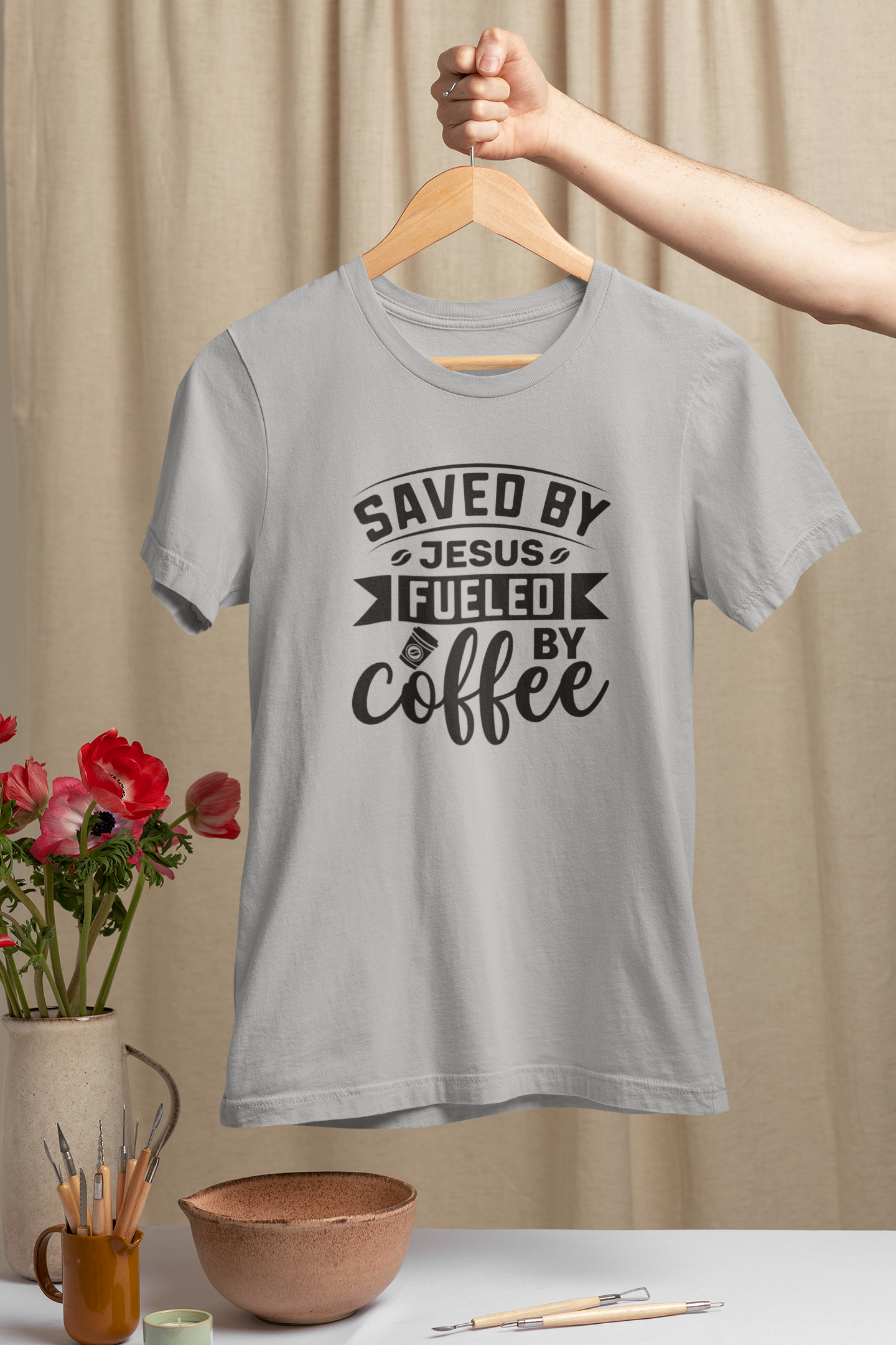 Saved By Jesus, Fueled By Coffee