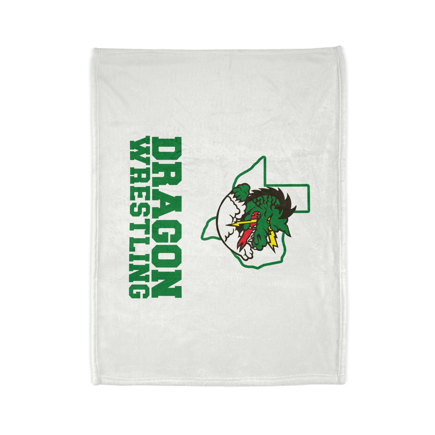 Dragon Wrestling Soft Polyester Blanket