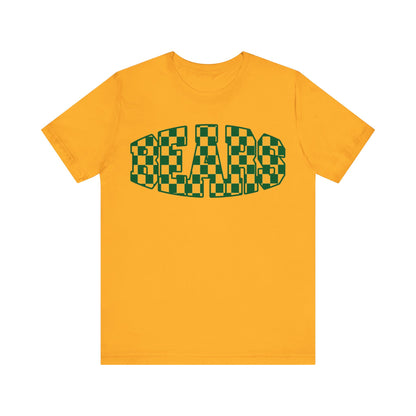 Bears Checkered Short Sleeve Tee