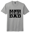 Hawks Wrestling Dad T-Shirt