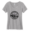Hawks Wrestling Mom’s Club V-Neck T-Shirt (Women's Cut)