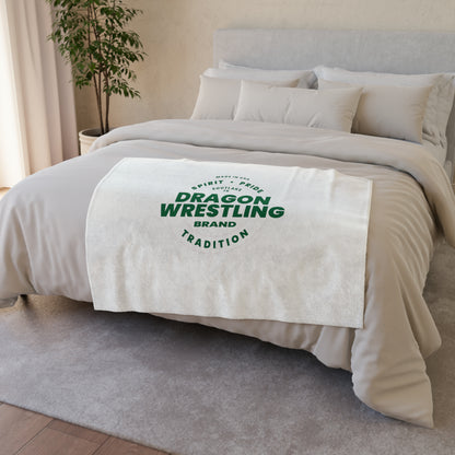 Dragon Wrestling Soft Polyester Blanket