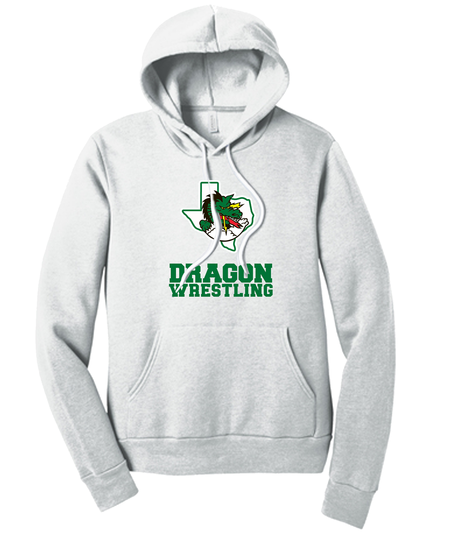 Dragon Wrestling Logo with Text Crewneck and Hoodies