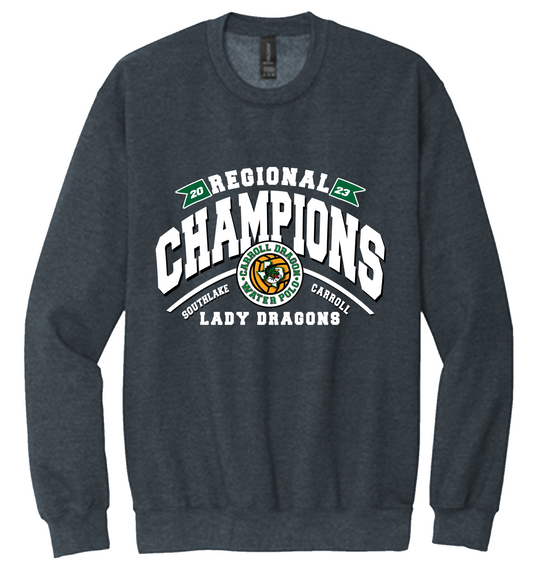 Carroll Lady Dragons Water Polo Team Crewneck