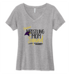 Falcon Wrestling Mom Squad V-Neck T-Shirt (Women's Cut)