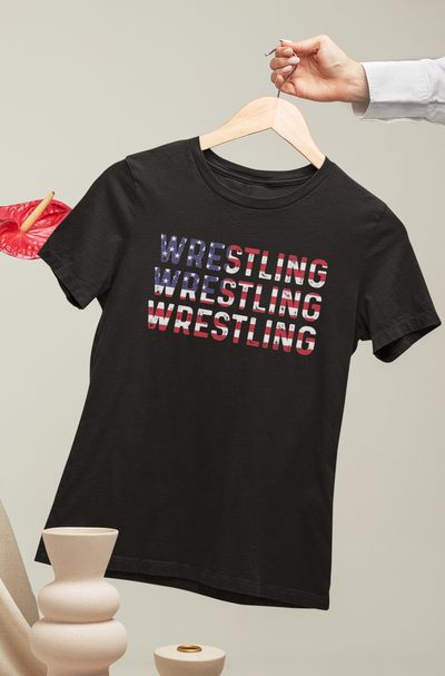 Wrestling Red White and Blue