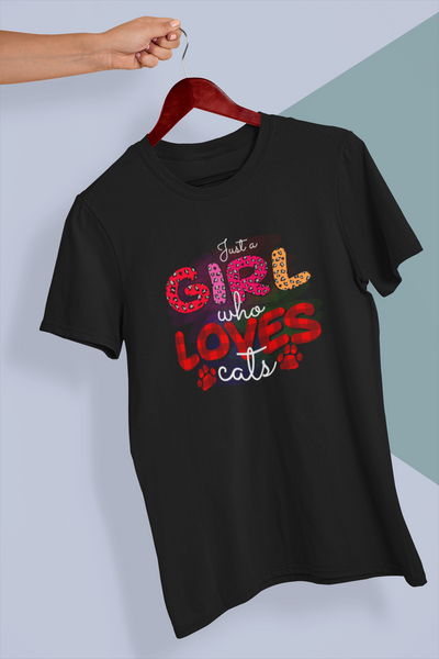 Just A Girl Who Loves Cats Design 1