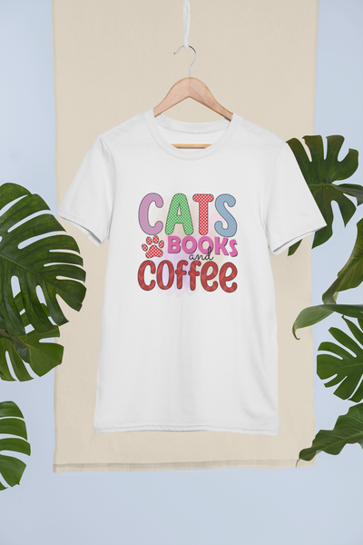Cats, Books, and Coffee Design 1