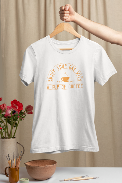 Enjoy Your Day With A Cup Of Coffee Design 1