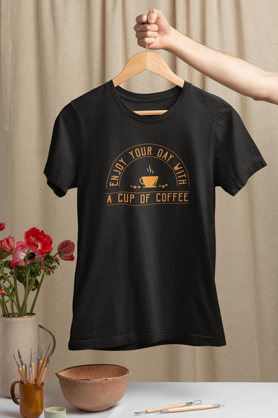 Enjoy Your Day With A Cup Of Coffee Design 1