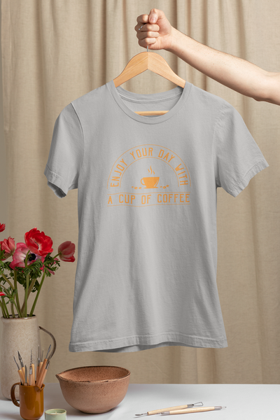 Enjoy Your Day With A Cup Of Coffee Design 1