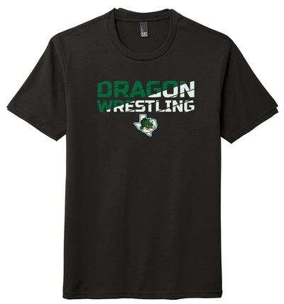 Dragon Wrestling Two-Tone T-Shirt