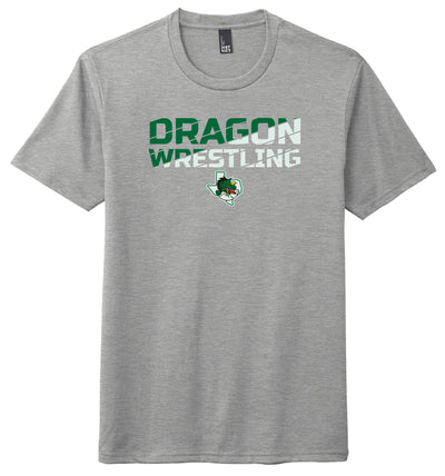 Dragon Wrestling Two-Tone T-Shirt