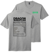 Dragon Wrestling Nutrition Facts T-Shirt
