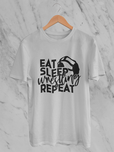 Eat, Sleep, Wrestling, Repeat Design 1