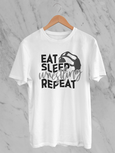 Eat, Sleep, Wrestling, Repeat Design 1