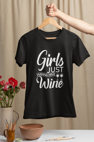 Girls Just Wanna Have Wine Design 1