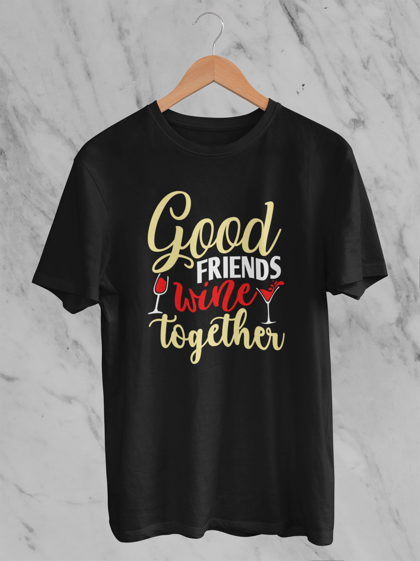 Good Friends Wine Together Design 2