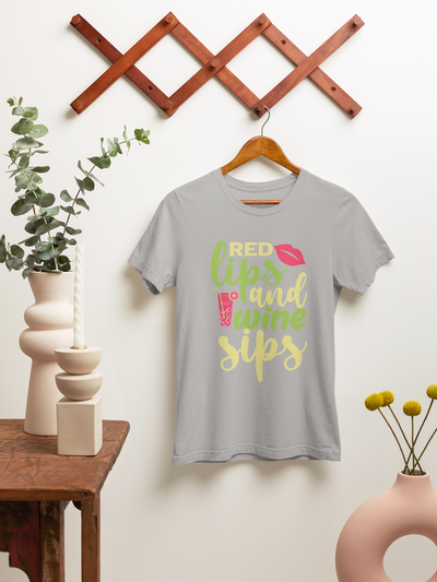 Red Lips & Wine Sips Design 3