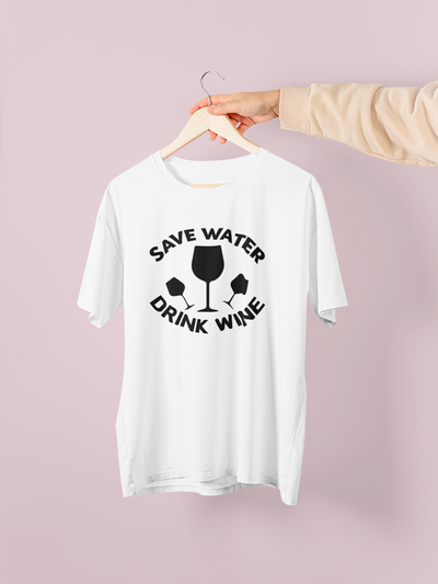 Save Water, Drink Wine Design 1