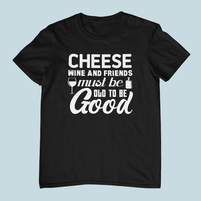 Cheese, Wine, And Friend
