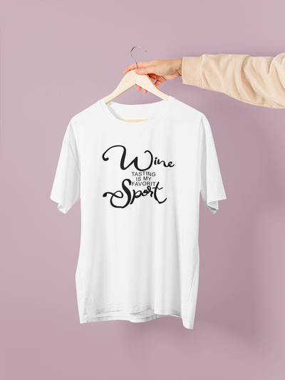 Wine Tasting Is My Favorite Sport Design 1