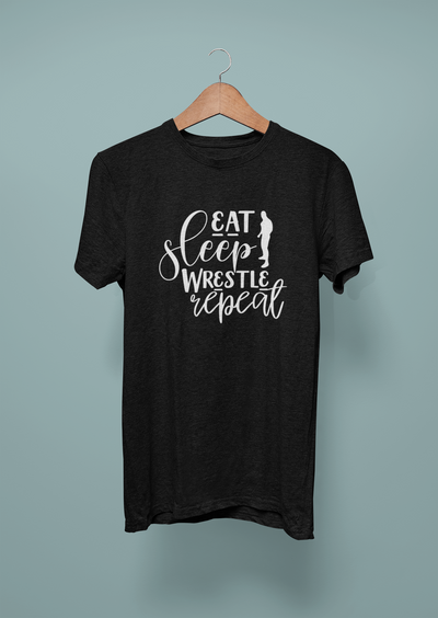 Eat, Sleep, Wrestling, Repeat Design 2