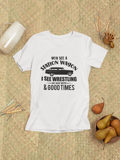 You see a station wagon, i see wrestling