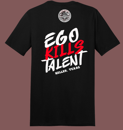 AAWC Ego Kills Talent T-Shirt (Curved Logo)