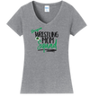 Dragon Wrestling Mom Squad V-Neck T-Shirt (Women's Cut)