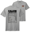 Falcon Wrestling Nutrition Facts T-Shirt